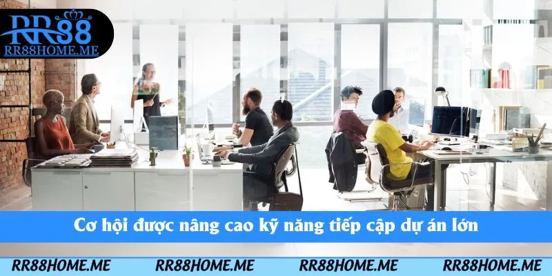 Tuyển Dụng RR88 - Cập Nhật Các Vị Trí Tuyển Dụng Mới Nhất 3 Cơ hội được nâng cao kỹ năng tiếp cập dự án lớn