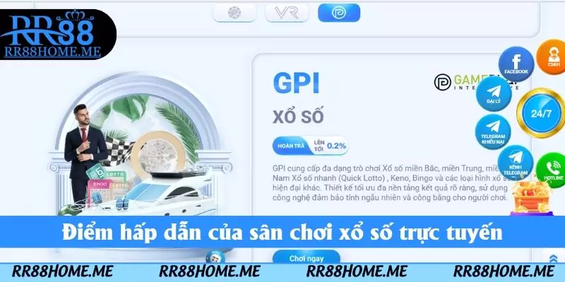Xổ Số RR88 - Game Đơn Giản Trúng Thưởng To 2 Điểm hấp dẫn của sân chơi xổ số trực tuyến