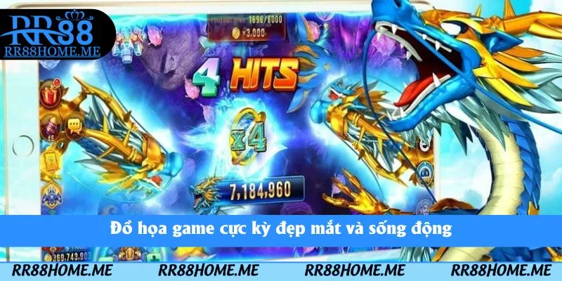 App Bắn Cá Long Vương RR88 - Trải Nghiệm Các Màn Chơi Thú Vị 3 Đồ họa game cực kỳ đẹp mắt và sống động