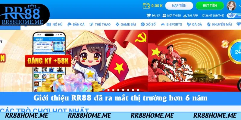Giới Thiệu RR88 Cổng Game Xanh Chín Uy Tín 2025 1 Giới thiệu nhà cái RR88 đã ra mắt thị trường hơn 6 năm