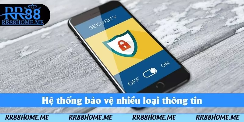 Chính Sách Bảo Mật RR88 - Cam Kết Bảo Vệ Dữ Liệu Hội Viên 3 Hệ thống bảo vệ nhiều loại thông tin