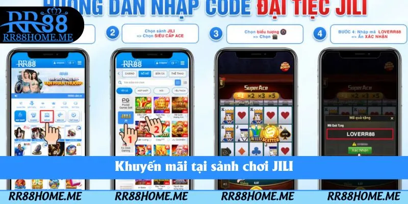 Khuyến Mãi RR88 - Chính Sách Khuyễn Mãi Khủng Chơi Cực Đã 4 Khuyến mãi tại sảnh chơi JILI