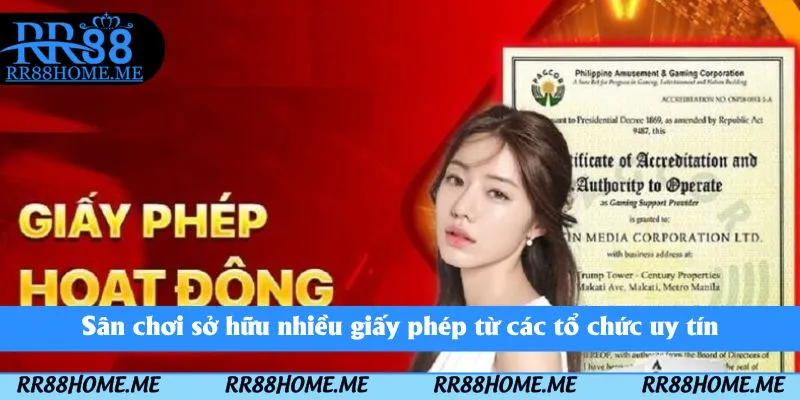 Giới Thiệu RR88 Cổng Game Xanh Chín Uy Tín 2025 2 Giới thiệu nhà cái RR88 sân chơi sở hữu nhiều giấy phép từ các tổ chức uy tín