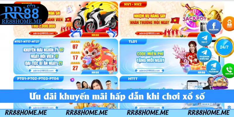 Xổ Số RR88 - Game Đơn Giản Trúng Thưởng To 5 Ưu đãi khuyến mãi hấp dẫn khi chơi xổ số